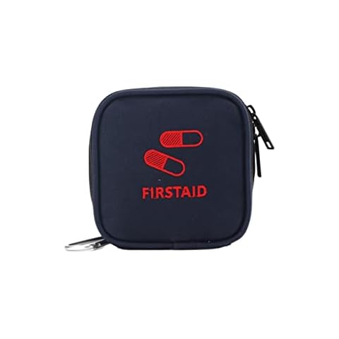Medecine Storage Bag Portable Travel Mini First Aid Pouch Mini First Aid Kit for Sports Camping Hiking Outdoor Activities Emergency Cover