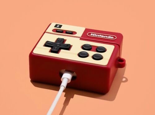 Image of Careflection Premium Funky Cartoon 3D Full Protective Case with Keychain for Airpods 3 (NES Controller), Multicolor