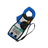 LIFKOME High Precision Mini Digital Clamp Multimeter Tester Blue Portable Electrical Voltmeter with LCD Backlight Overload Protection for Electricians and Industrial Use Battery Not