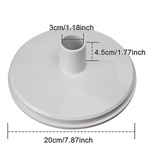Generic Adaptador de substituição para escumadeira de piscina Placa de vácuo para escumadeira de pis