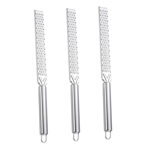 Set de 3 ralladores de acero inoxidable con mango largo miniatura 1