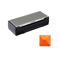 SHARPAL 162N Diamant-Schleifstein Set, Dual Körnung, 325/1200 Abziehstein mit rutschfester Basis Aufbewahrungsbox und Winkelführung (20,3 cm x 7,6 cm) vatertagsgeschenk für papa