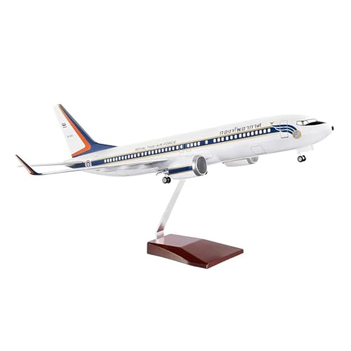 Avión B737 de metal escala 1:130 con luces LED, el regalo ideal para coleccionistas de aviación