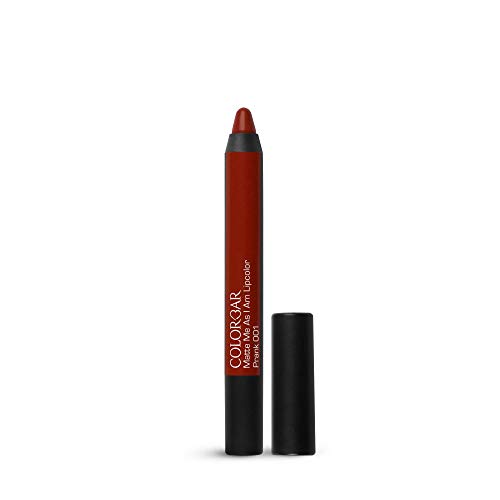 Image of Colorbar Matte me as I am Lipcolor-Prank, Red, 2.8 g | Moisturize and condition lips| Long Lasting| Waterproof and Smudge-proof