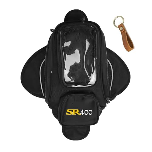 Aimazom Motorrad Tankbeutel Tankrucksack Für Yamaha SR 400 Sr400 Multifunktionale Motorrad-Tanktasche(Gelb)