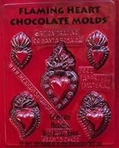 Molde de chocolate Flaming Heart - Molde para hacer dulces