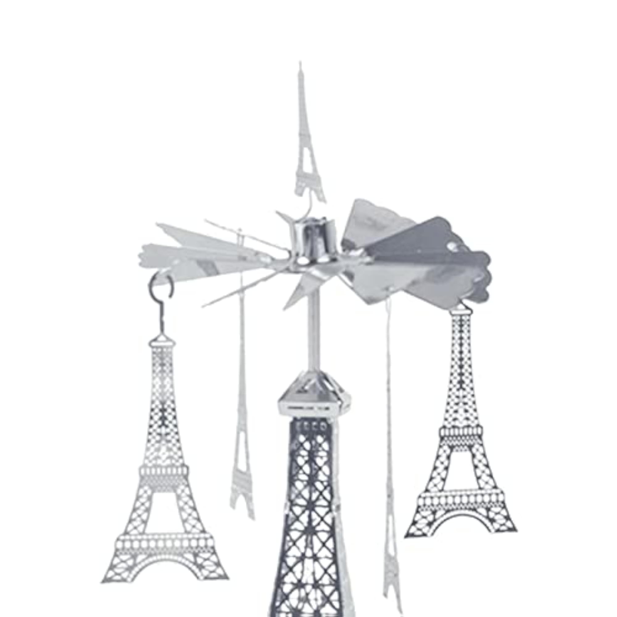 Eiffel Tower Figurine Rotating Candle Holder, Lovely Decor