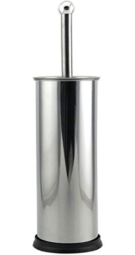 Escova Sanitária Vassoura Vaso Aço Inox Suporte Banheiro