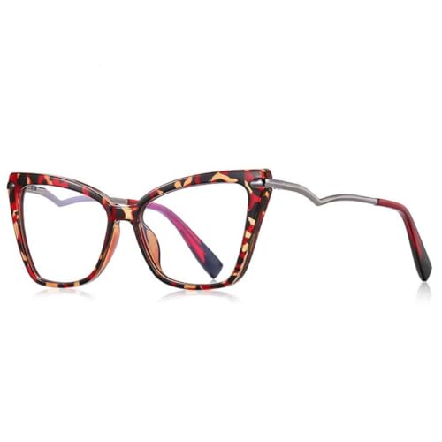 Lunettes de lecture œil de chat tendance femme branches métal légères