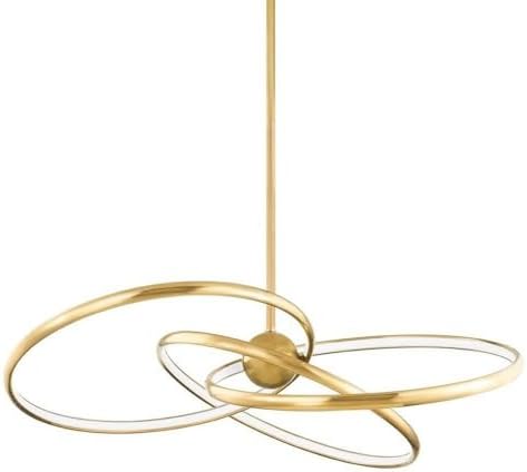 Corbett Lighting 341-42-VB Alula - 114W 3 LED Chandelier-9.25 Inches Tall and 42 Inches Wide