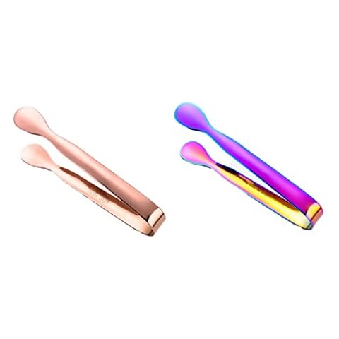 Pinzas de acero inoxidable para servir (2 piezas) Cover