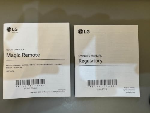 Image of LG Original MR20GA Magic Remote Control, Working with Many Models, Netflix and Prime Video Hot Keys, Google /Alexa only for 2020 Models.