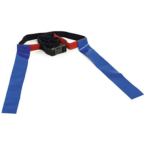 Precision PT Rugby Tag Belt Blue White - Red, One Size, K-REY-TR900R