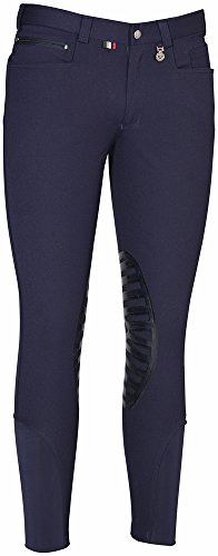 TuffRider Sawyer Knee Patch Mens Breeches Navy