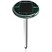 Produktbild com-four® Solar-Wühlmausvertreiber, Wühlmausabwehr mit Ultraschall, tierfreundlicher Nicht-tödlicher Nagerschreck, solarbetrieben (01 Stück - Wühlmausschreck - dunkelgrün)