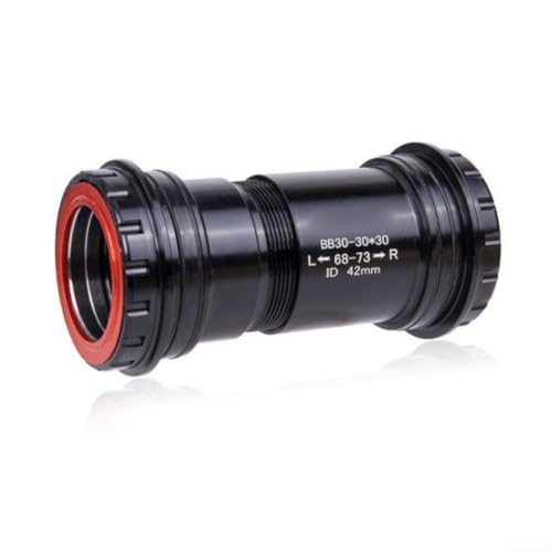 Image of Press Fit Hollow Bottom Bracket, For BB30 68/73mm, CNC Aluminum Alloy With 4 Sealed Bearings, 30mm Shaft Core