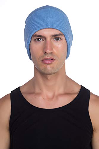 Image of Top Level Beanie Men Women - Unisex Cuffed Plain Skull Knit Hat Cap