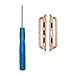 OMECKY Connectors Compatible with Apple Watch Band Adapter, Rose Gold