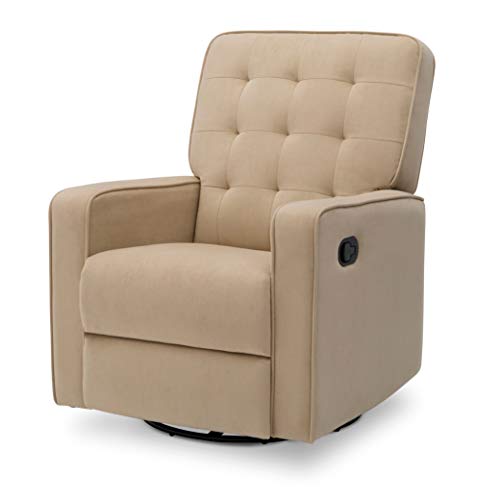 Delta Children W1528110C-727 Gavin Recliner Glider Swivel Chair Featuring Livesmart Fabric thumb #7