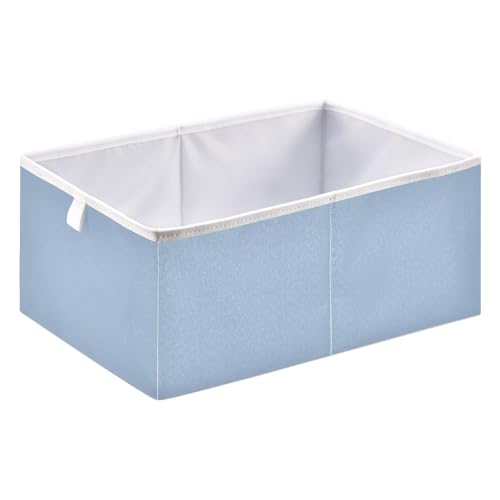 WELLDAY Storage Basket Emotional Blue Foldable 15.7 x 10.6 x 7 In Cube Storage Bin Home Decor Organizer for Shelves, Closet, Laundry, Nursery