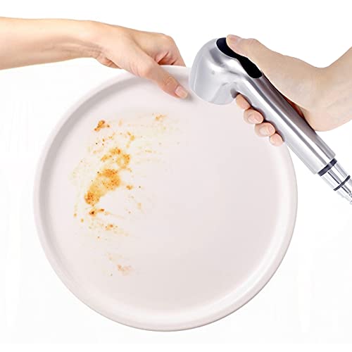 Pull Out Spray Head Bathroom Kitchen Sink Pull-Down Faucet Universal Replacement Part 2 Function Kitchen Sink Faucet Sprayer Head For Bathroom Kitchen Polished Nickel (Brushed Nickel) #TOP4