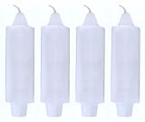 4 Pack Coach Candles Unscented 5" x 1.5" with 7/8" Base To Fit Traditional Candle Holders Including