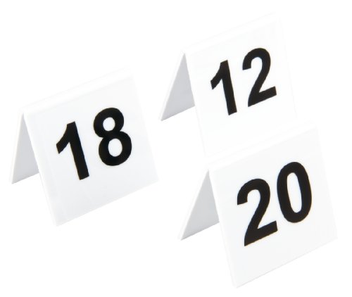 Numéros de table 11-20 pour organiser le plan de salle de bar