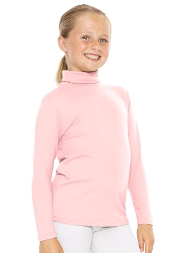 Image of STRETCH IS COMFORT Girl's Oh So Soft Long Sleeve Turtleneck | Youth Size 2-16