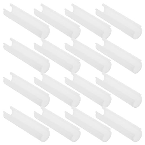 COLLBATH 32 Pinzas para Película de Invernadero de Plástico Abrazaderas para Tubos de 19 MM Clips para Plantas y Lona Kit para Túneles y Refugios Agrícolas