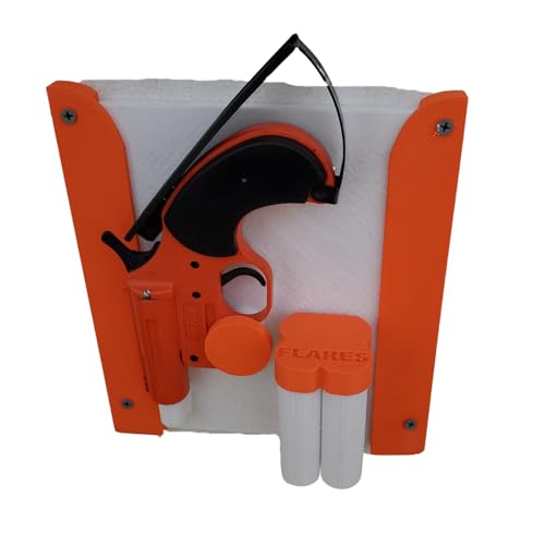 Boating Signal Flare Gun Holder, Bulkhead Mount, Fits Orion 12 Gauge Flares, 4-Flare Capacity - Flare Gun NOT Included