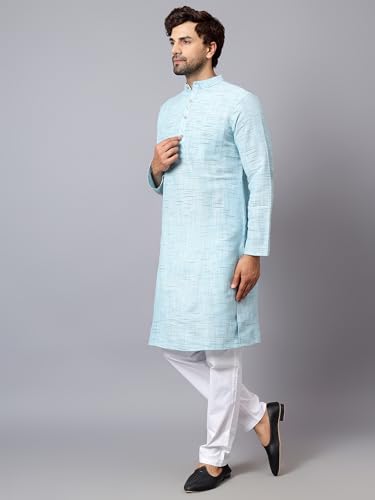 Image of LATEST CHIKAN Men's Cotton Regular Kurta