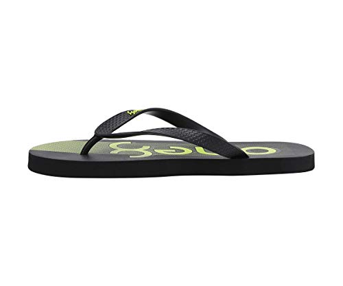 Image of Puma Unisex-Adult One8 Ff Gu Black-Limepunch Slipper-7 UK (37257201)