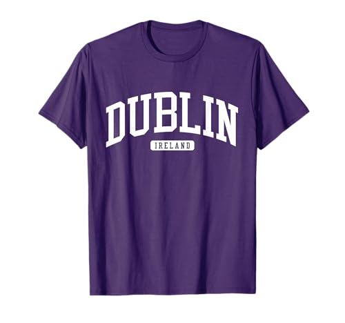 Dublin Ireland College University Style T-Shirt