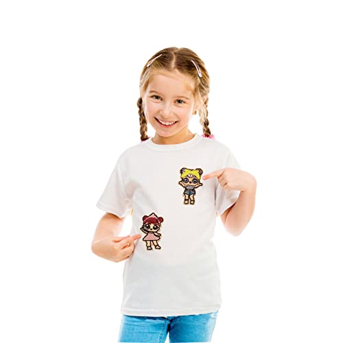 12 Pcs Cute Princess Iron On Applique Color Doll Beautiful Girls Embroidered Patches Diy Clothing And Bags #TOP2