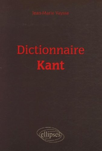 Dictionnaire Kant