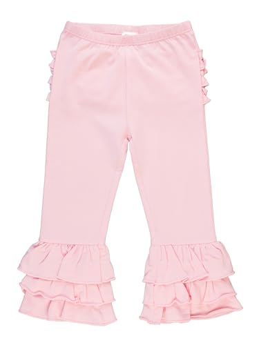 Image of RuffleButts Baby /Toddler Girls Stretchy Flare Pants w /Ruffles