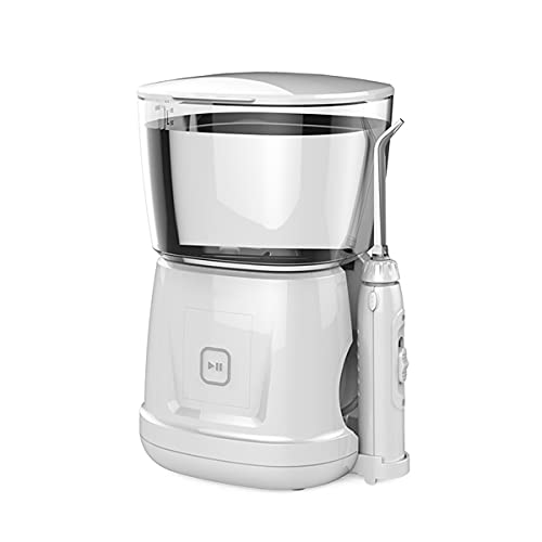 N \ A Agua Dental Flosser, Irrigador Oral con 1000ML Desmontable del Tanque de Agua, 5 Multifuncional Consejos Jet, Agua Dental para Los Frenos Recogida Cuidado,Blanco