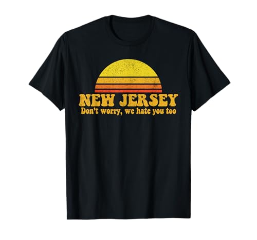 State of New Jersey Funny Vintage Slogan Retro Souvenir Gift
