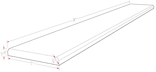 Tenedos Carrara Marble Threshold (Marble Saddle) - Polished - (5 X 36) #TOP3