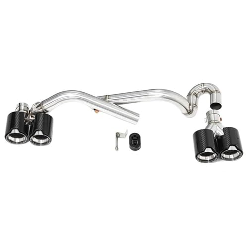 Embouts d'échappement en carbone pour BMW E60 look sport élégant 4 sorties
