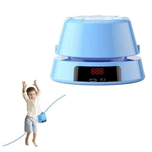 スマート縄跳び機 - リモコン付き縄跳び機 | ホーム、ジム、アウトドア、パーティー用のリモコン付きジャンプエクササイズマシンを数える10レベル dikawe