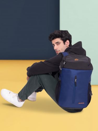 Image of COSMUS Sedna Dx Polyester 17 LTR Navy Blue Casual Laptop Backpack