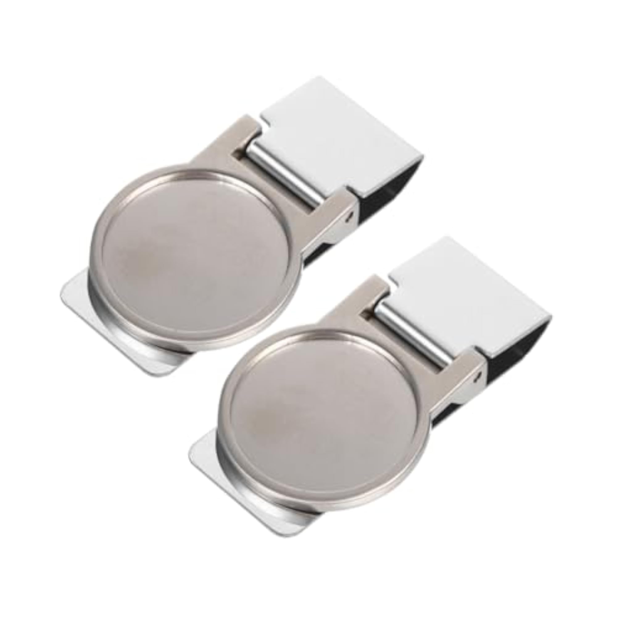 Stainless Steel Wallet Clip Storage Clamp, Silver