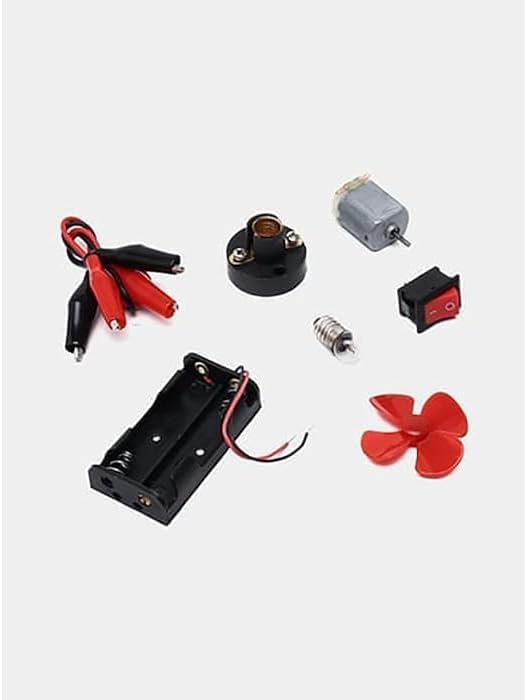 Biella Electric Circuit Motor Project Startup Kit, Science Experiment DIY Circuit Learning Set (2 Pack)