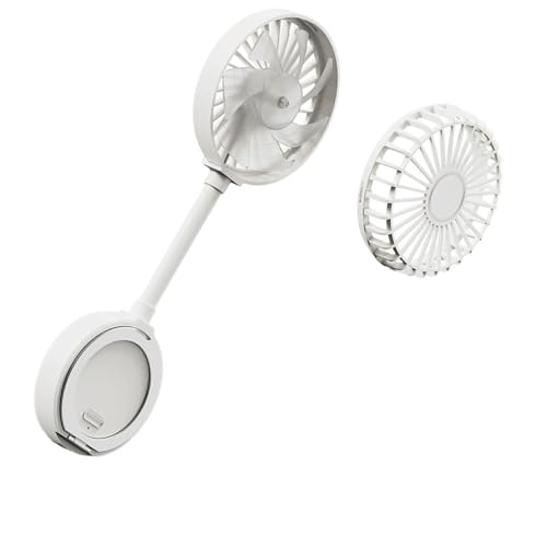 Thewasc Ventilador Portátil Flexible USB Recargable Enfriamiento De 3 Velocidades Para El Dormitorio Para Teléfono Móvil Magnético Escritorio Escritorio USB C