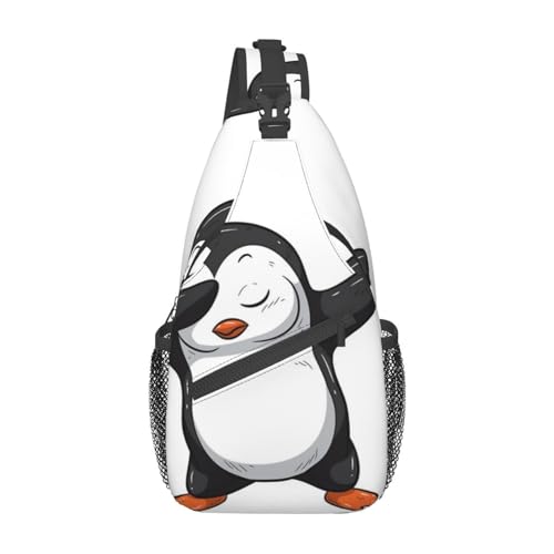 Sac à dos à bandoulière imprimé pingouin pour vos sorties en ville