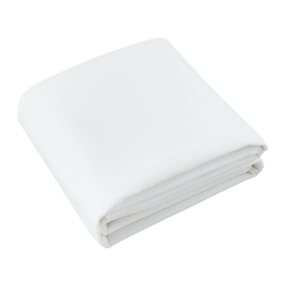 Tissu polyester pour sublimation blanc 160cm mousseline transfert thermique