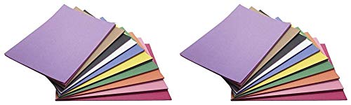 Childcraft Construction Paper, 9 x 12 Inches, Assorted Colors, 500 Sheets - 1465886 (Pack of 2)