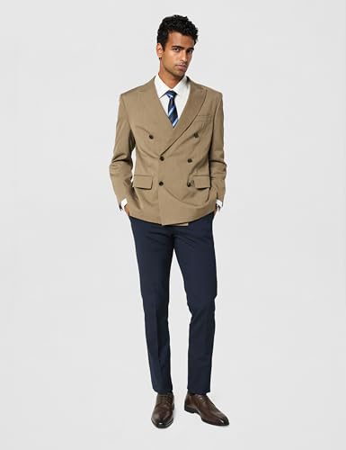 Image of Louis Philippe Men Premium Leather Breathable Lining Material Anti Slip with Heel TPR Sole Formal Derby Shoes