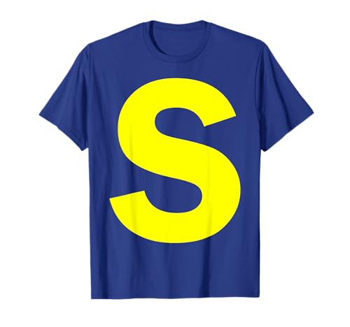 Letter S Funny Chipmunk Group Matching Halloween Costume T-Shirt